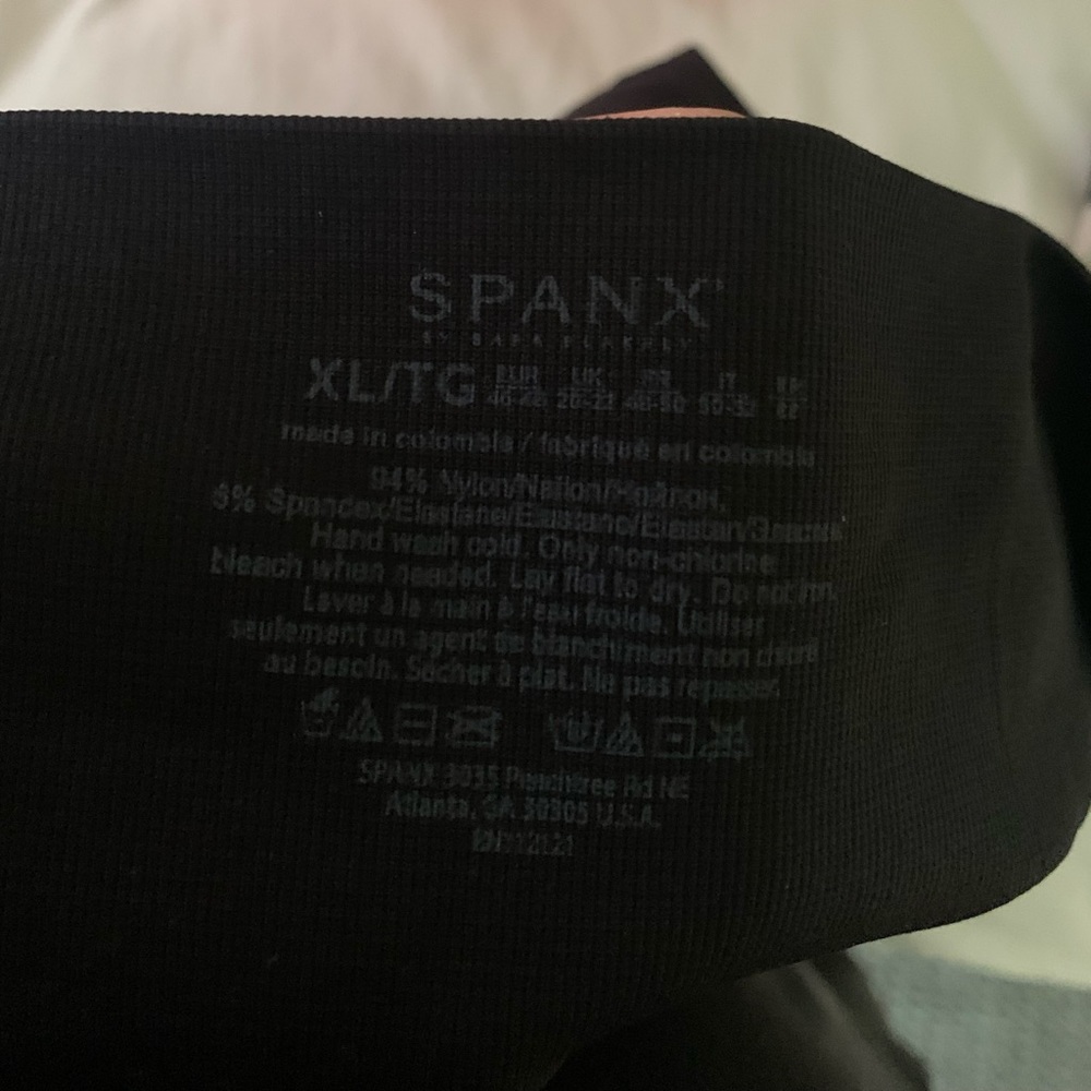 Spanx black leggings high waisted